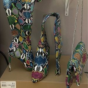 Steve Madden Boots and purse